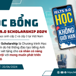 Cách giành học bổng 100% lên đến 110 triệu đồng từ IELTS 9.0 